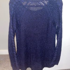 Pink Rose Black Sweater size L